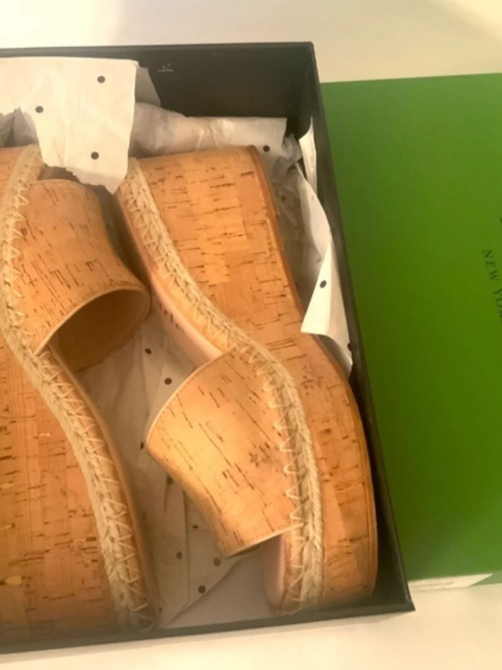 Kate Spade Cosette Cork Wedge Sandal | Size 8 - New In Box